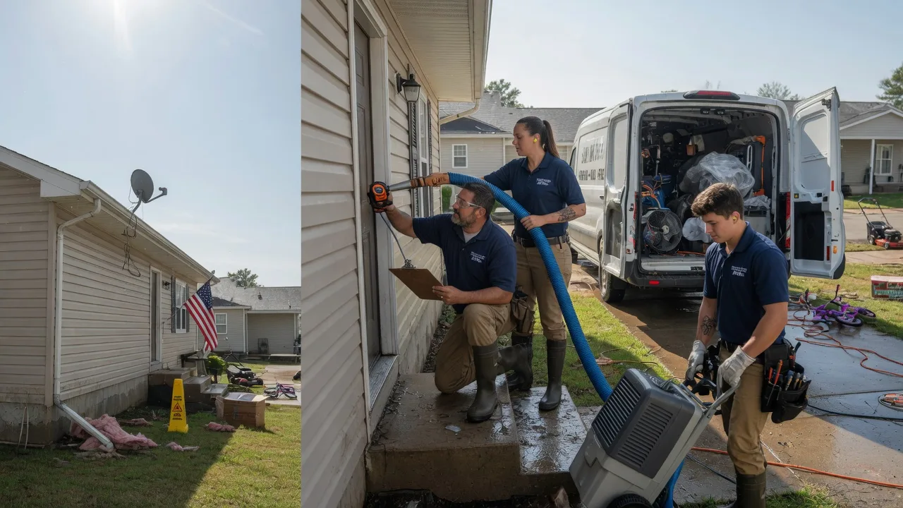Ceiling Water Damage Restoration in Beeler, KS near me